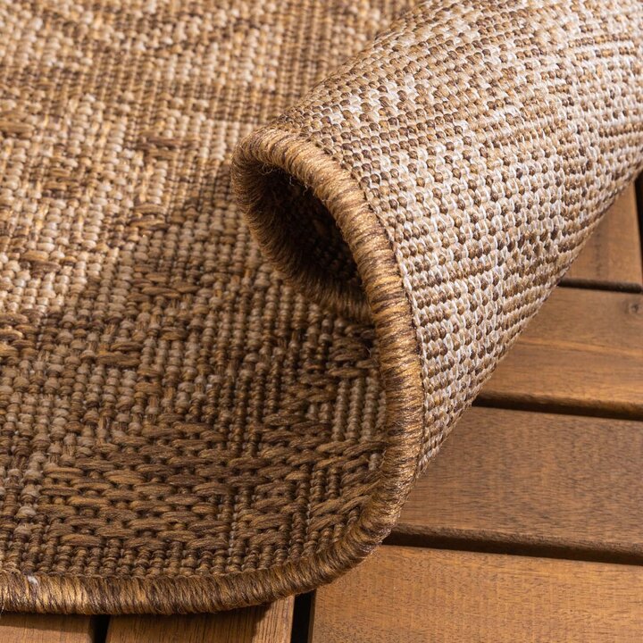 Jute buitenkleed - Mavi Medaillon Bruin/Creme  - 6