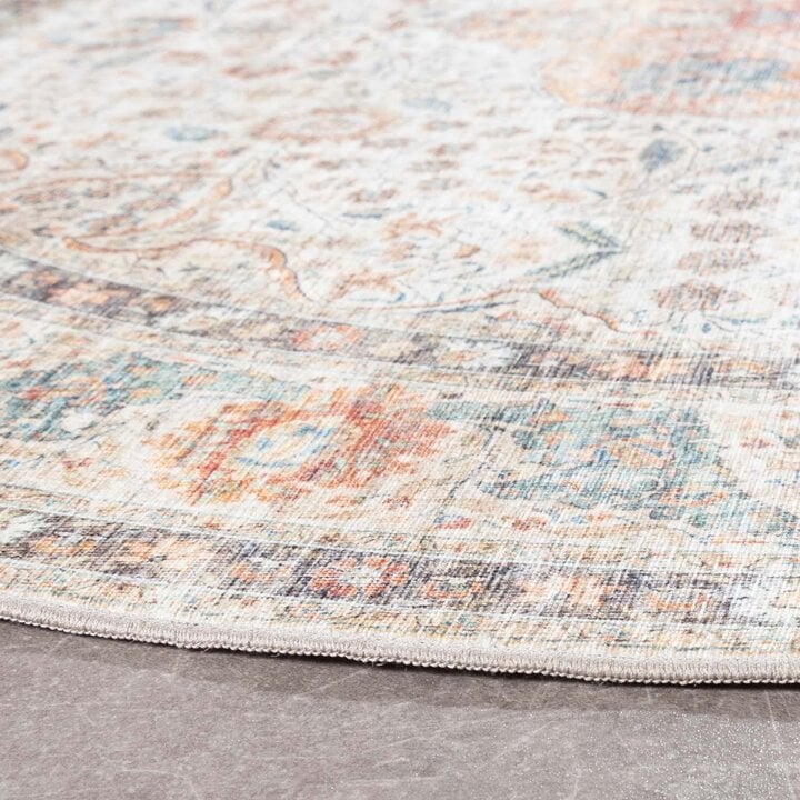 Rond binnen- en buitenkleed - Kairo Medaillon Creme/Meerkleurig - 5