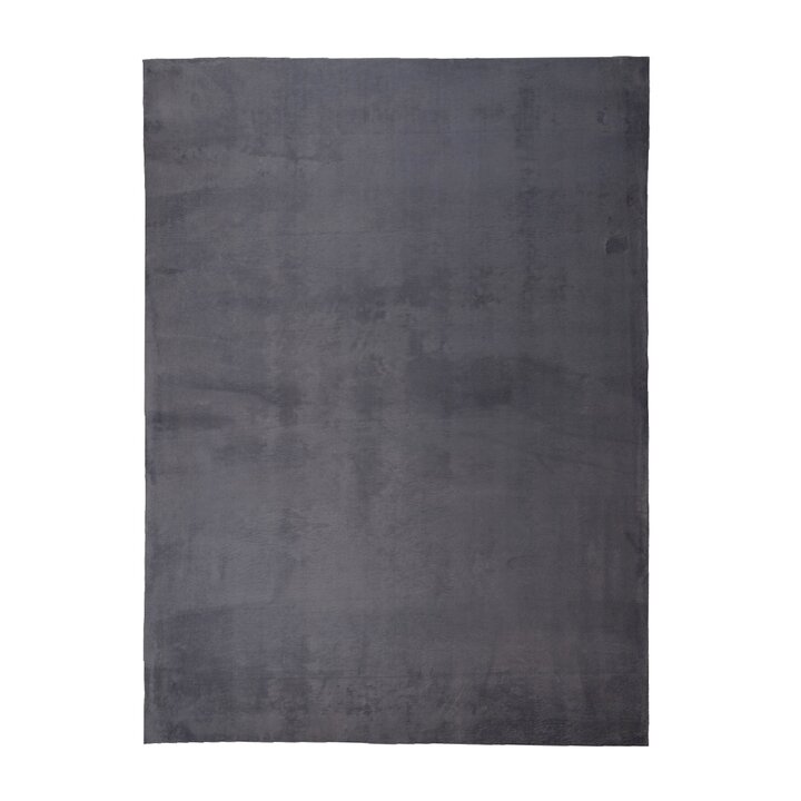 Zacht laagpolig vloerkleed - Cozy Antraciet  - 1