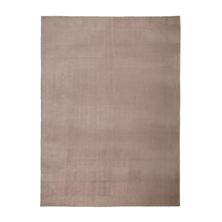 Zacht laagpolig vloerkleed - Cozy Taupe  - 1