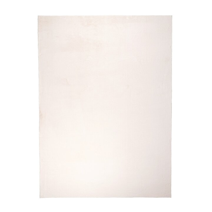 Zacht laagpolig vloerkleed - Cozy Wit  - 1