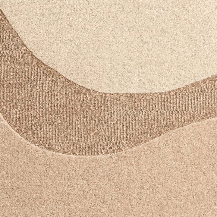 Wollen vloerkleed - Organix Beige/Creme 210 - 2
