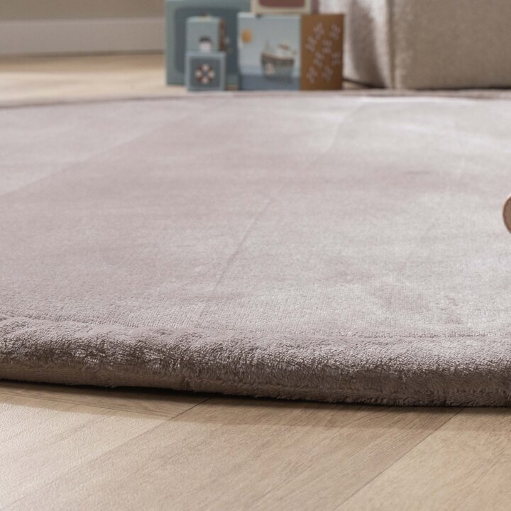 Ronde speelmat - Jip Taupe - 5