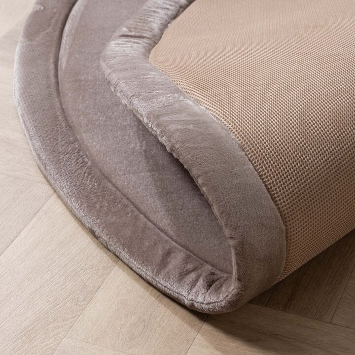 Ronde speelmat - Jip Taupe - 6