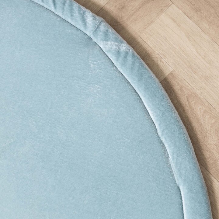 Ronde speelmat - Jip Blauw - 4