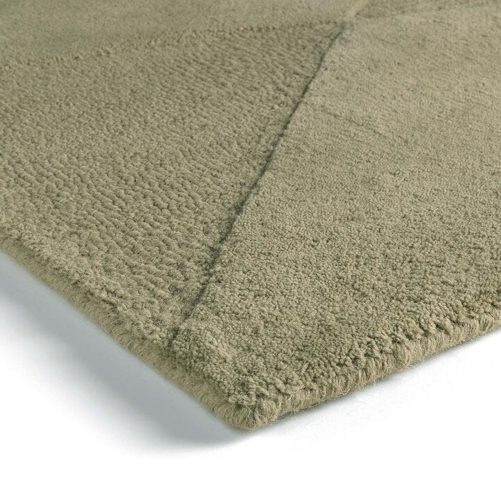Modern wollen vloerkleed - Fusion Groen 730 - 1