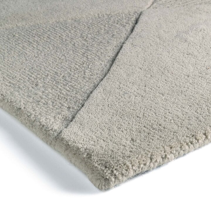 Modern wollen vloerkleed - Fusion Lichtgrijs 350 - 1