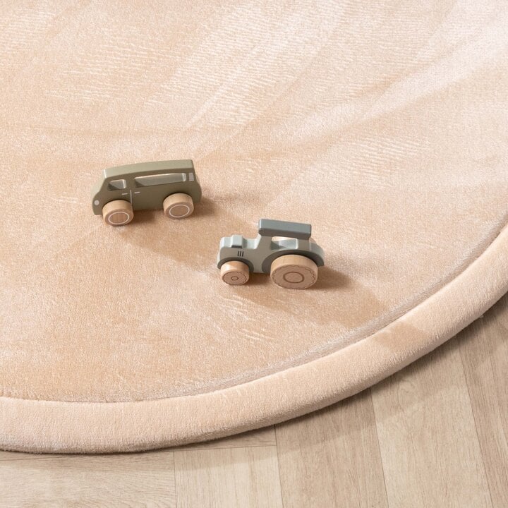 Ronde speelmat - Jip Beige - 2