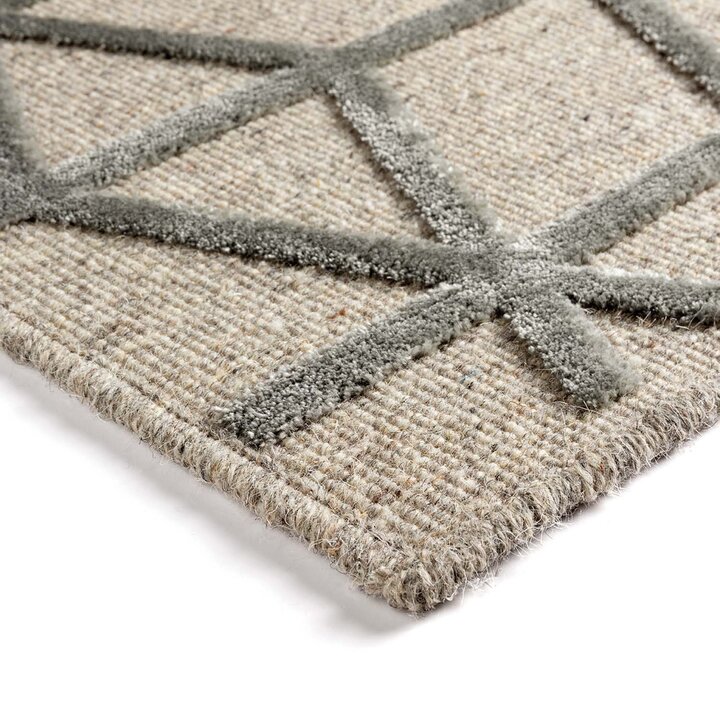 Viscose vloerkleed - Graphix 826 Beige/Grijs - 2