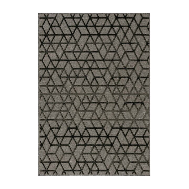 Viscose vloerkleed - Graphix 826 Grijs/Antraciet - 1