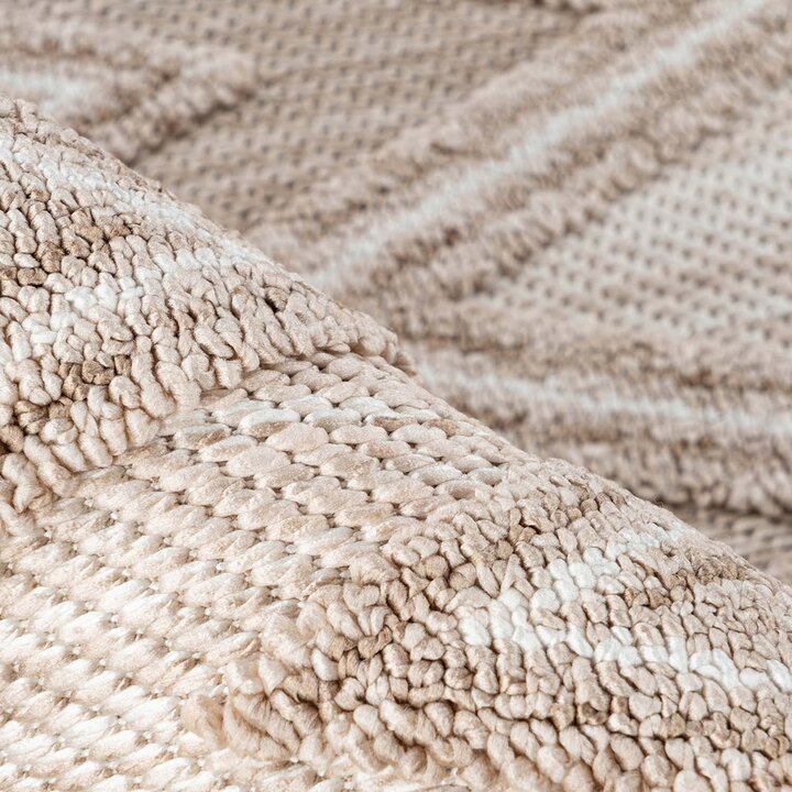 Modern vloerkleed - Sari ZigZag 225 Bruin/Beige  - 3