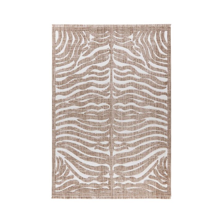 Modern vloerkleed - Sari Zebra 225 Bruin/Beige  - 1