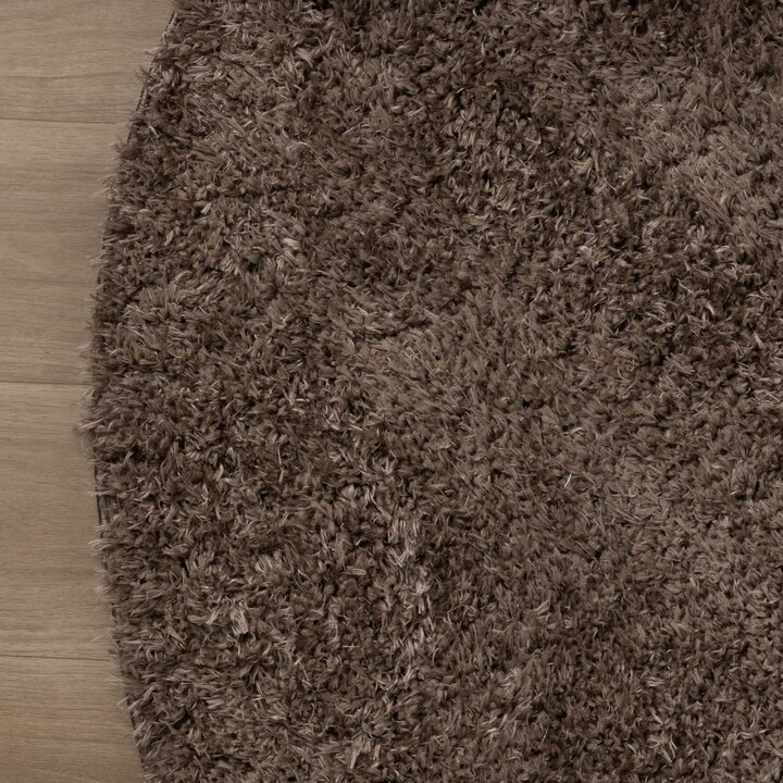 Ovaal Shaggy vloerkleed - Blaze Taupe - 4