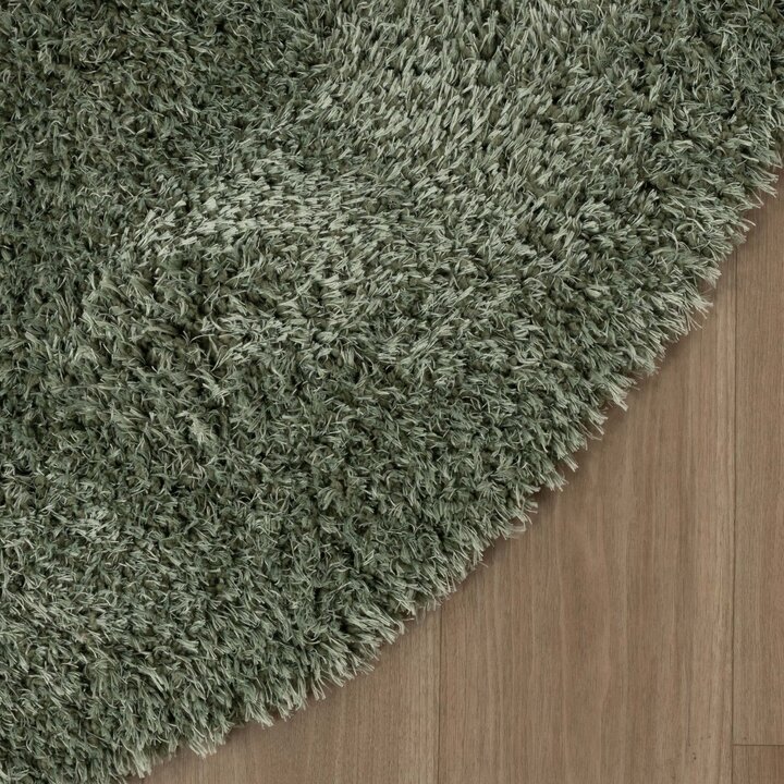 Ovaal Shaggy vloerkleed - Blaze Groen - 4