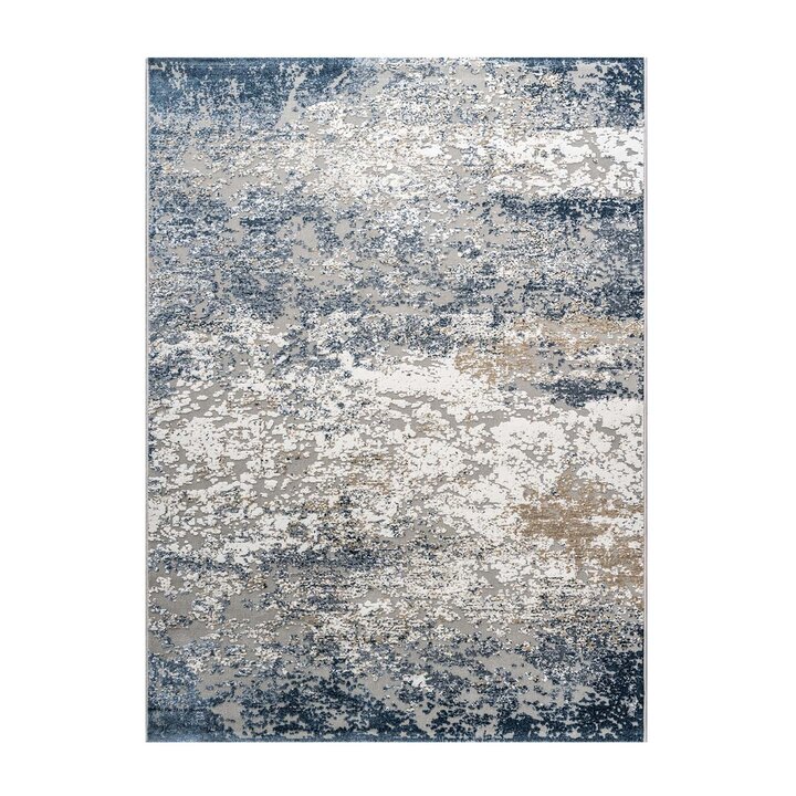 Modern vloerkleed - Carlton Blauw 7777 - 1