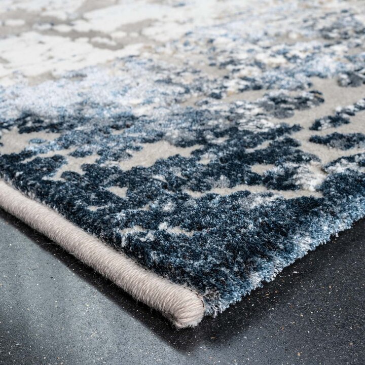 Modern vloerkleed - Carlton Blauw 7777 - 4