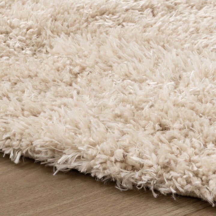 Ovaal Shaggy vloerkleed - Blaze Beige - 5