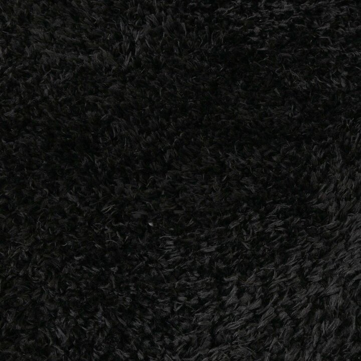 Rond Shaggy vloerkleed - Blaze Zwart - 3