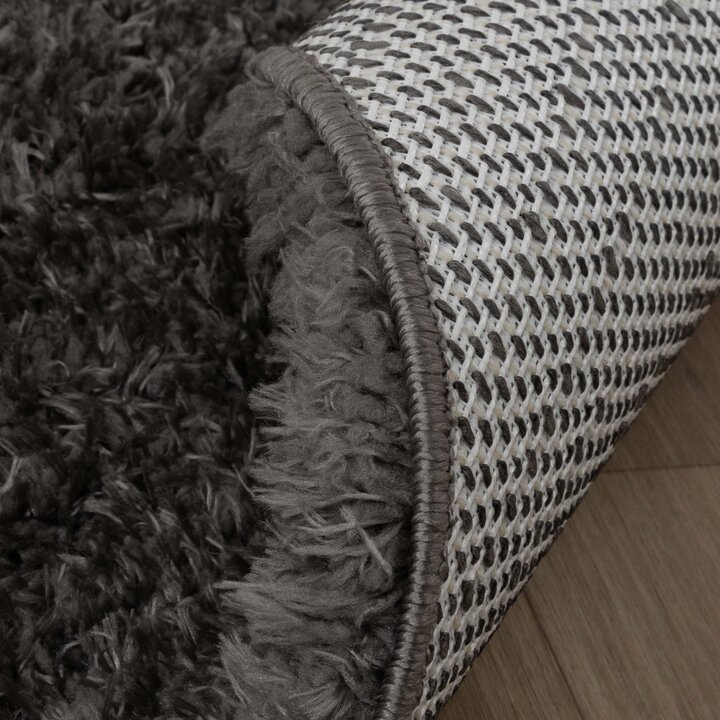 Rond Shaggy vloerkleed - Blaze Grijs - 6