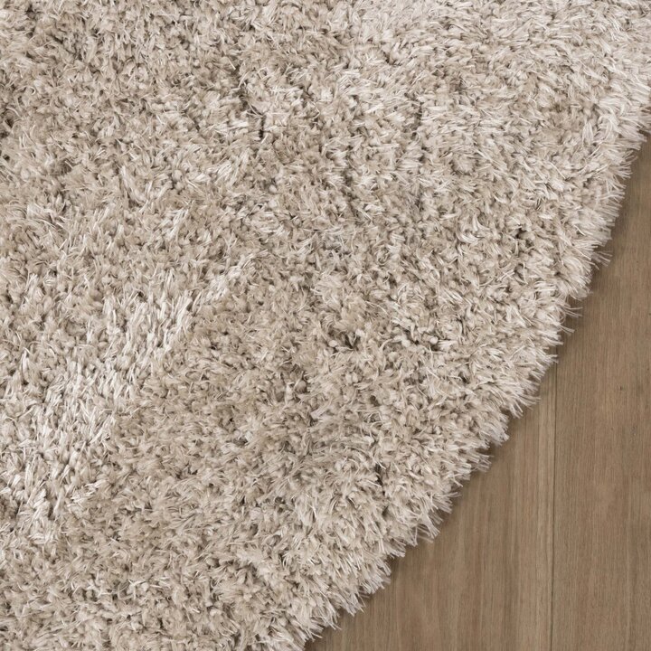 Ovaal Shaggy vloerkleed - Blaze Beige/Grijs - 4