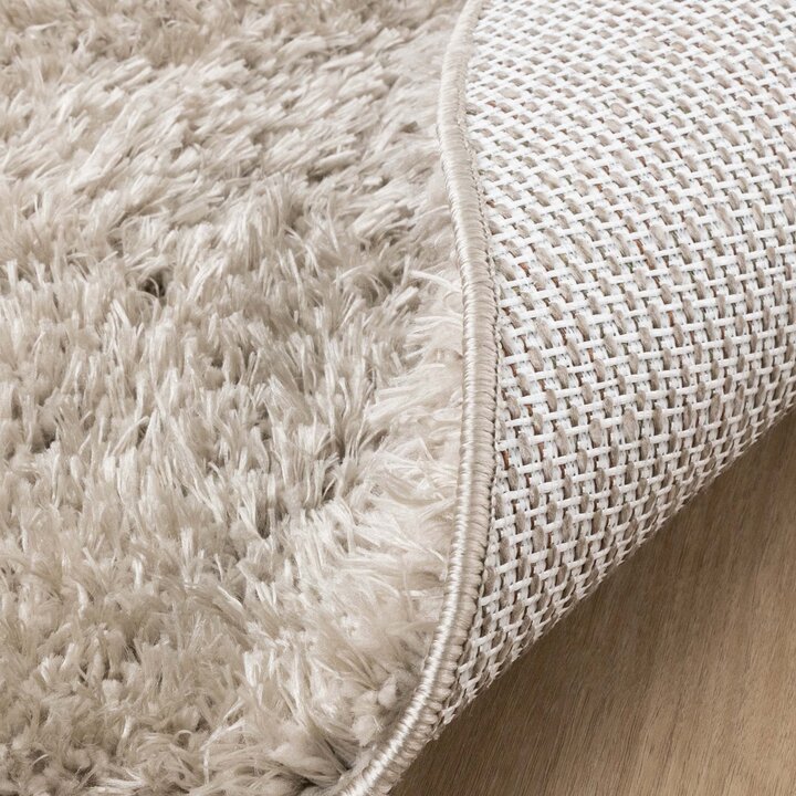 Ovaal Shaggy vloerkleed - Blaze Beige/Grijs - 6
