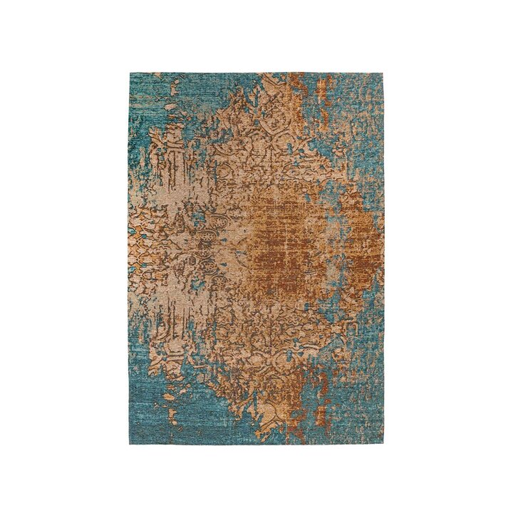 Kleurrijk vloerkleed - Patty Vintage 725 Creme/Blauw - 1