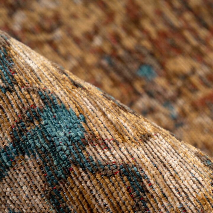 Kleurrijk vloerkleed - Patty Vintage 725 Creme/Blauw - 3