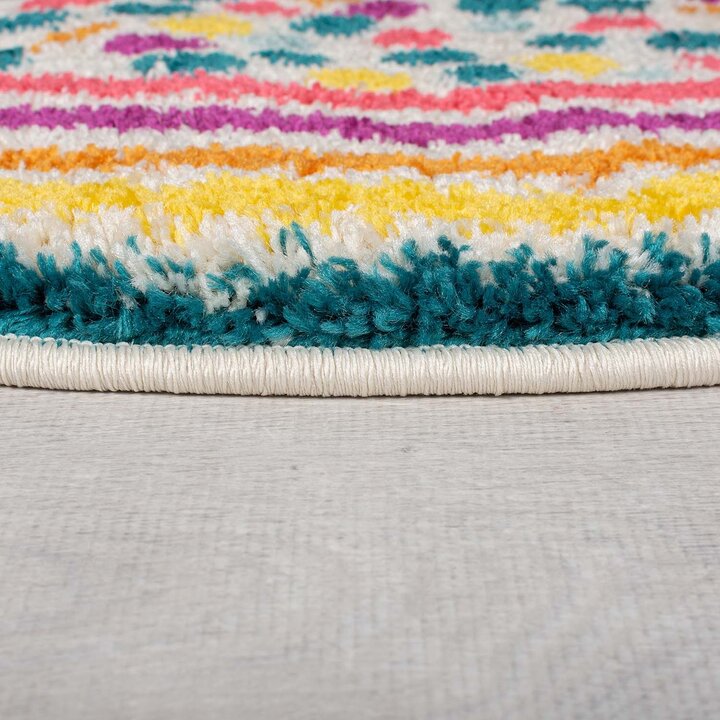 Rond kleurrijk kindervloerkleed - Radiso Spot Multicolor - 3