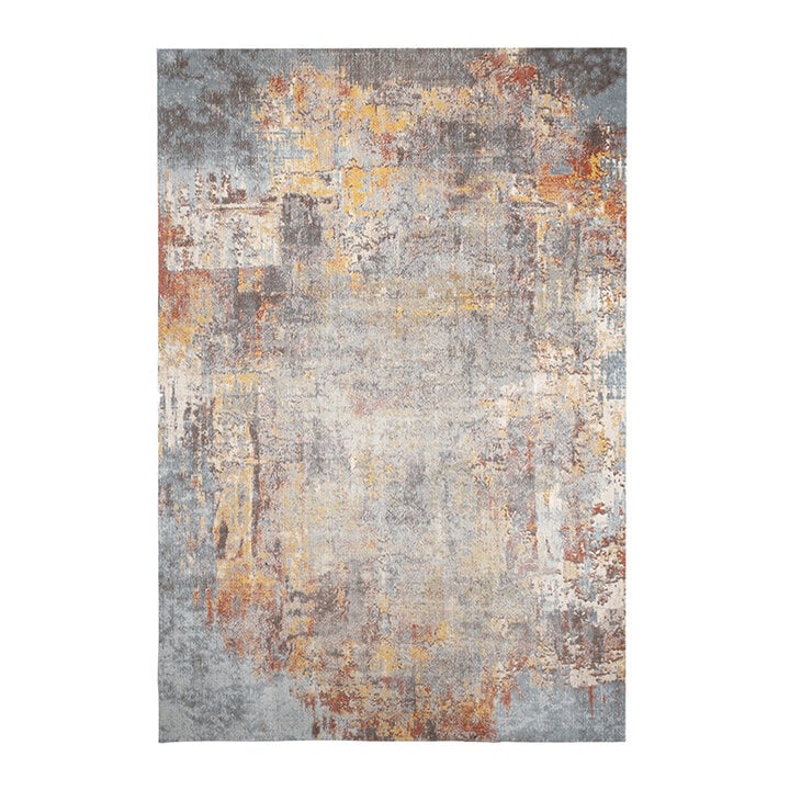 Modern vloerkleed - Bush Blauw/Multicolor  - 1