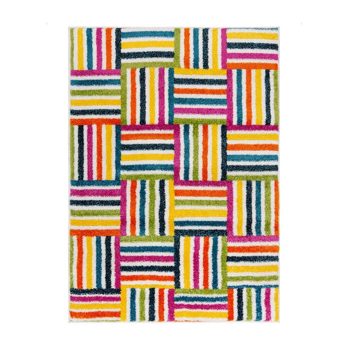 Kleurrijk kindervloerkleed - Radiso Blocks Multicolor - 1