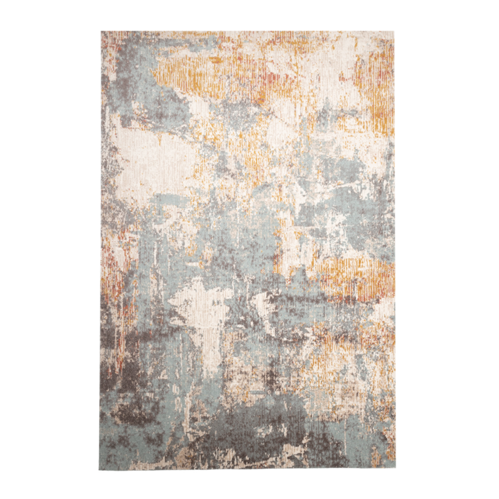 Modern vloerkleed - Bush Turquoise/Creme  - 1