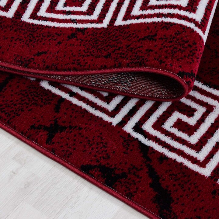 Modern vloerkleed - Plus Rood 8009 - 3