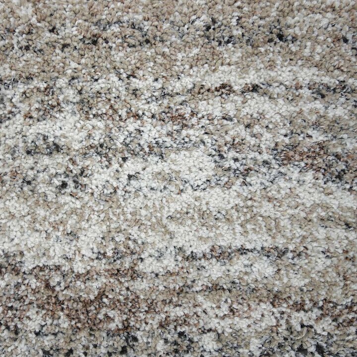 Hoogpolig vloerkleed - Malta Taupe/Gemeleerd 6828 - 1