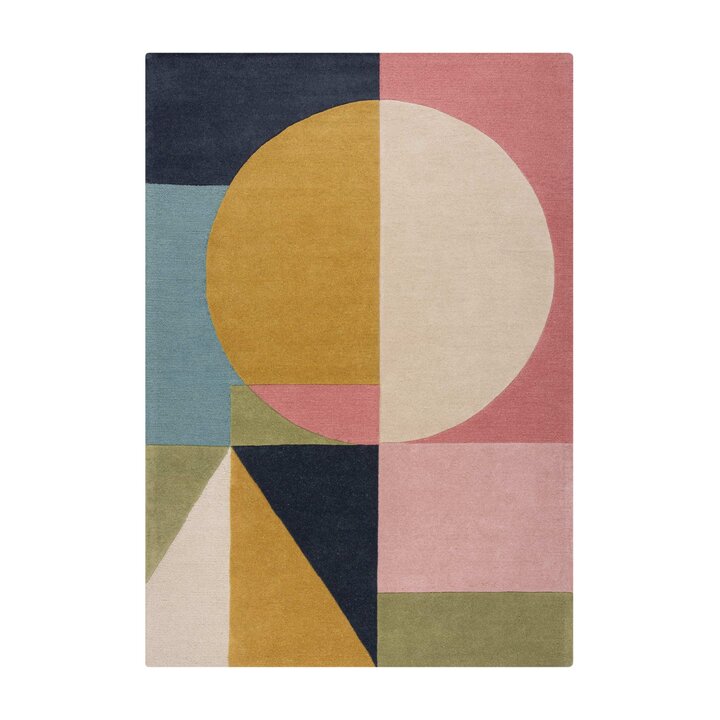 Kleurrijk vloerkleed - Esro Multicolor  - 1