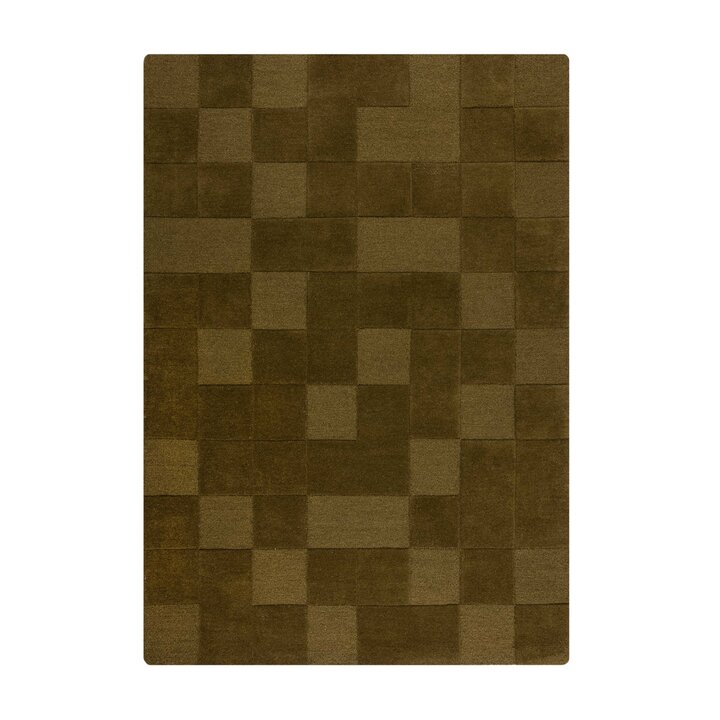 Luxe vloerkleed - Xeano checkerboard Groen - 1