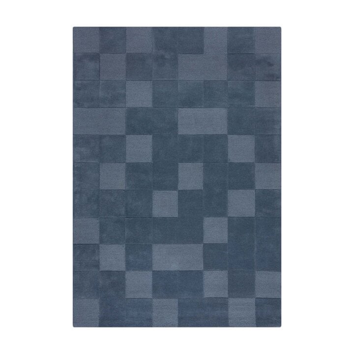 Luxe vloerkleed - Xeano checkerboard Blauw - 1