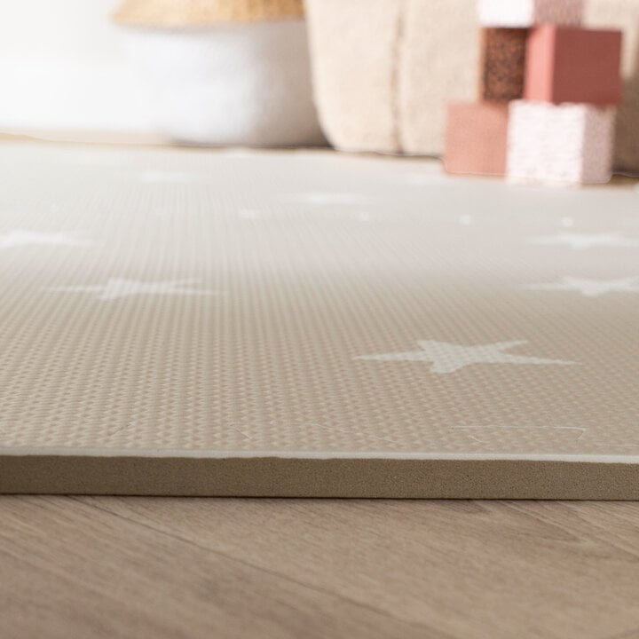 Foam puzzelmat - Alfie Stars Grijs/Beige - 5