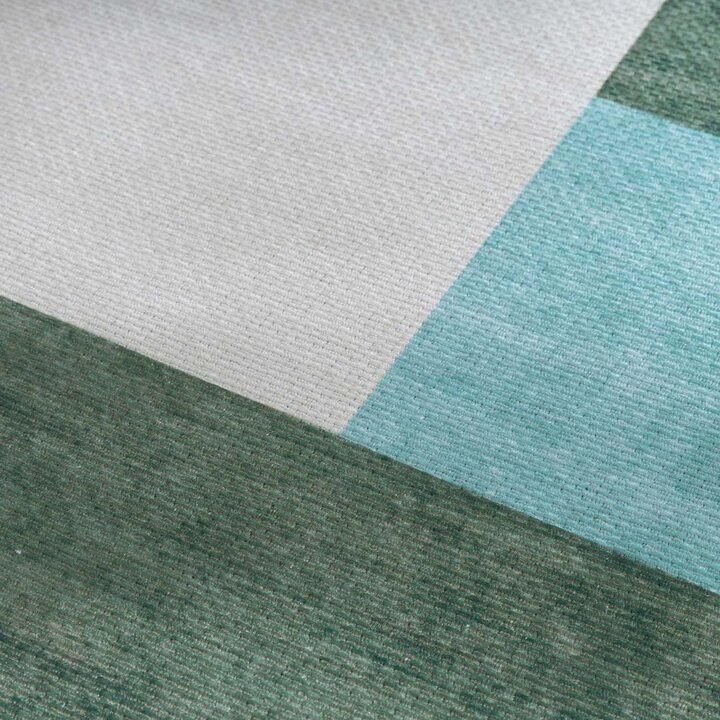 Retro binnen- & buitenvloerkleed - Pop Lines Groen - 3