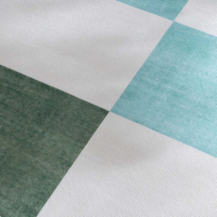 Retro binnen- & buitenvloerkleed - Pop Cubes Groen - 3