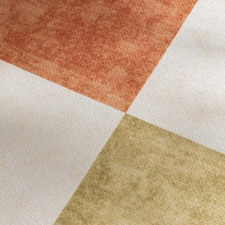 Retro binnen- & buitenvloerkleed - Pop Cubes Terra - 3