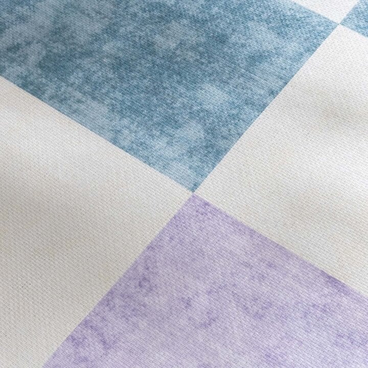 Retro binnen- & buitenvloerkleed - Pop Cubes Lila - 3