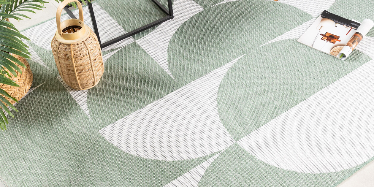 Buitenkleed - Summer Shapes Groen