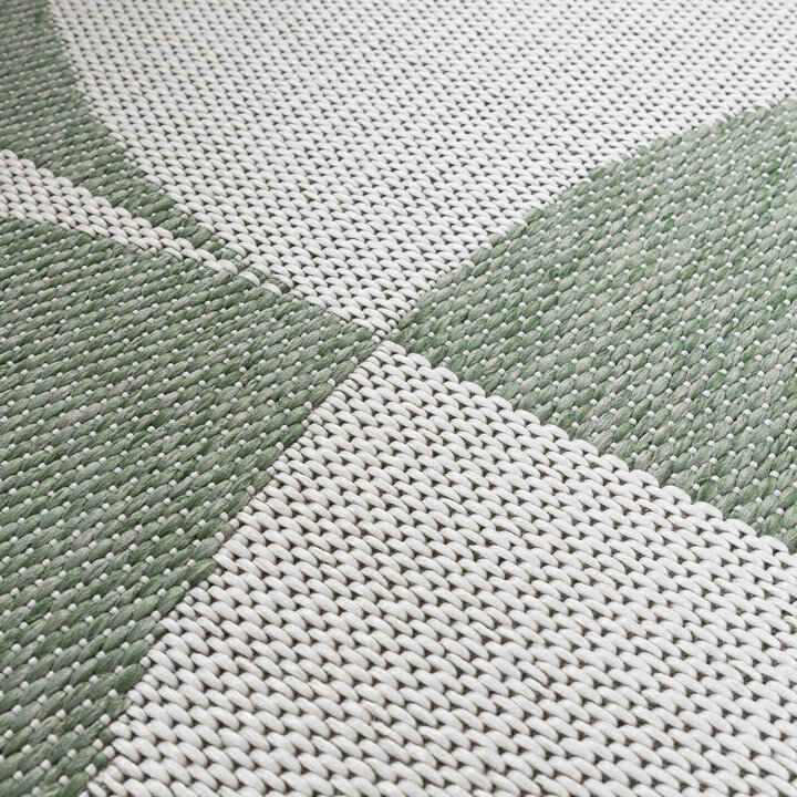 Buitenkleed - Summer Shapes Groen - 3