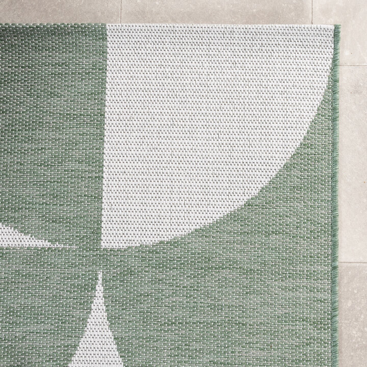 Buitenkleed - Summer Shapes Groen - 4