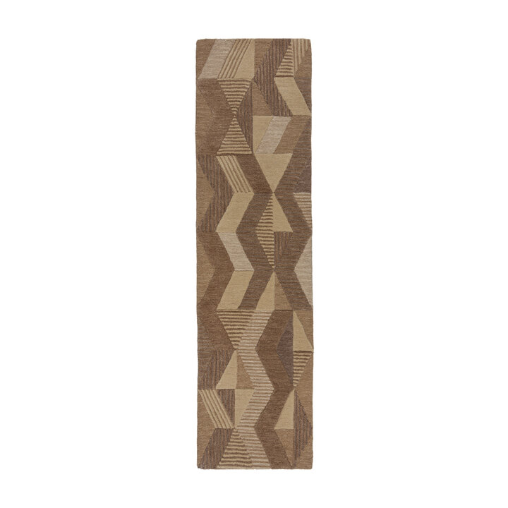 Abstract wollen loper - Anko Beige - 1