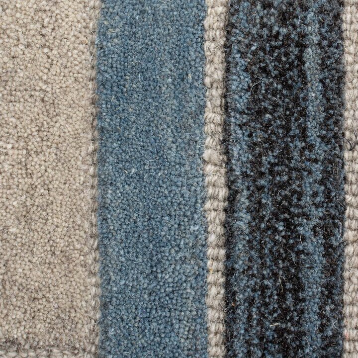 Wollen vloerkleed - Rusho Blauw/Multicolor  - 2
