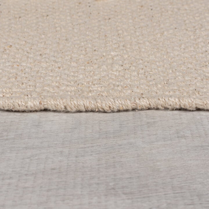 Wollen vloerkleed beige - Tiddo Zigzag  - 2