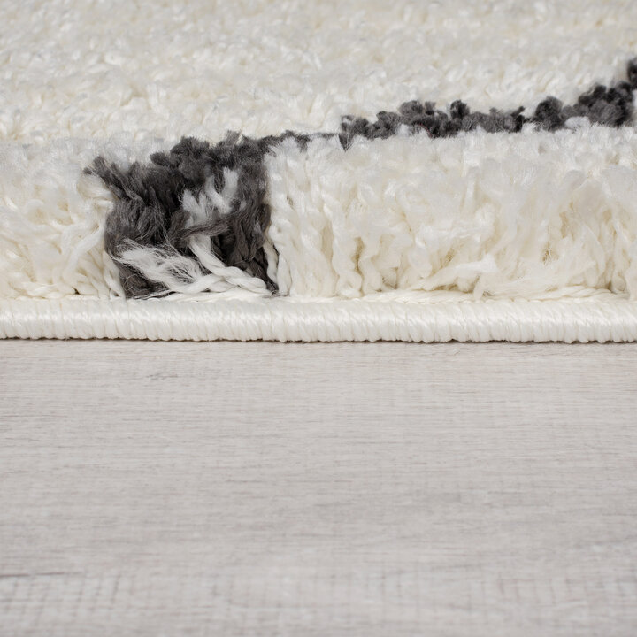 Berber vloerkleed - Riado Zigzag Zwart/Wit - 2