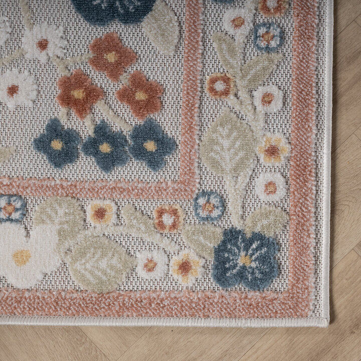 Binnen- & buitenvloerkleed - Bloom Oriental Multicolor - 4