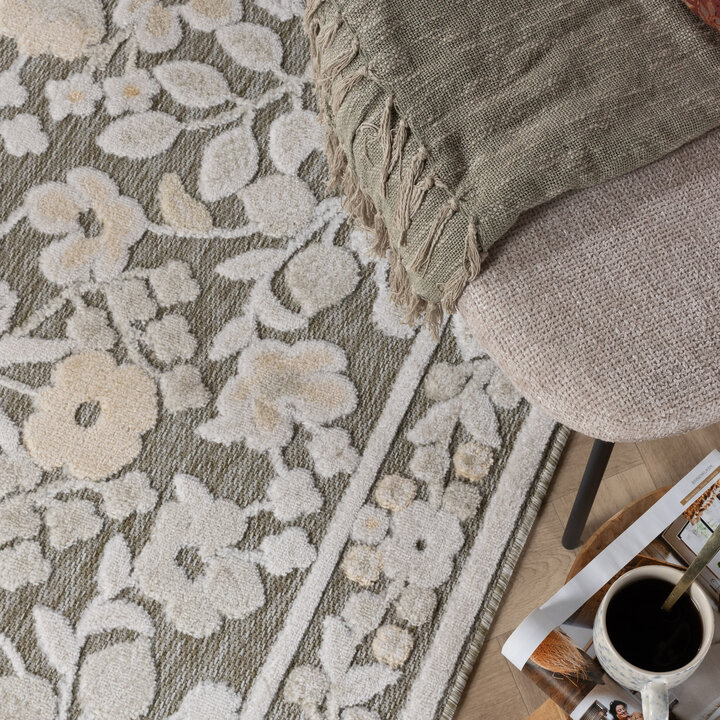 Binnen- & buitenvloerkleed - Bloom Oriental Taupe - 2